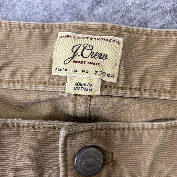J Crew 484 Slim Corduroy Pants Mens‎ 36x31.25 Brown Retro Comfort -SIZE NOTE - Picture 4 of 11